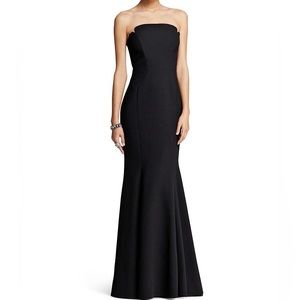 Jill Stuart Black Crepe Evening Dress Sz 6